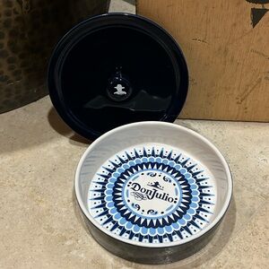 DON JULIO 1942 TEQUILA ceramic Salt Rim bowl with a lid